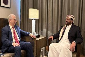 العرادة يبحث مع السفير الألماني توسيع الدعم الإنساني والانتقال نحو مشاريع تنموية في اليمن