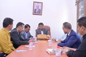 اجتماع في المهرة يناقش خطط التعافي والتطوير المؤسسي