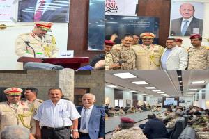 مدير المؤسسة الاقتصادية العميد سامي السعيدي يناقش رسالته البحثية في كلية الدفاع الوطني بالأكاديمية العسكرية العليا