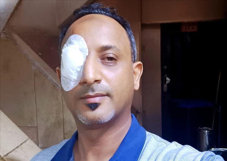 الزميل لبيب المعمري يجري عملية ناجحة في إحدى عينيه بالعاصمة المصرية القاهرة