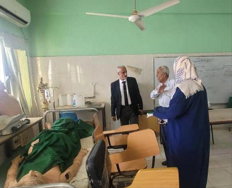 الوكيل الشبحي يتفقد معهد د. أمين ناشر ويطّلع على برامج التأهيل والترميمات بدعم من UNFPA واليونبس