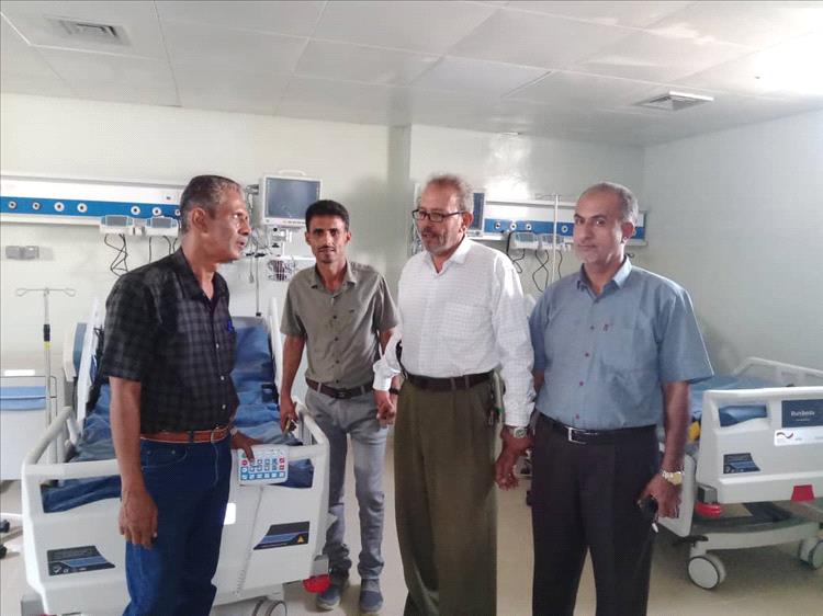 مدير عام مكتب الصحة بأبين يكليف الدكتور شوقي عبدالجبار بإعداد دراسة لتحويل مركز العزل بخنفر إلى مركز عناية مركزة