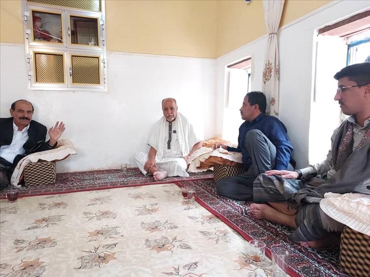 الوكيل الدغاري يطمئن على صحة الشخصية الادارية المستشار سليمان كبران