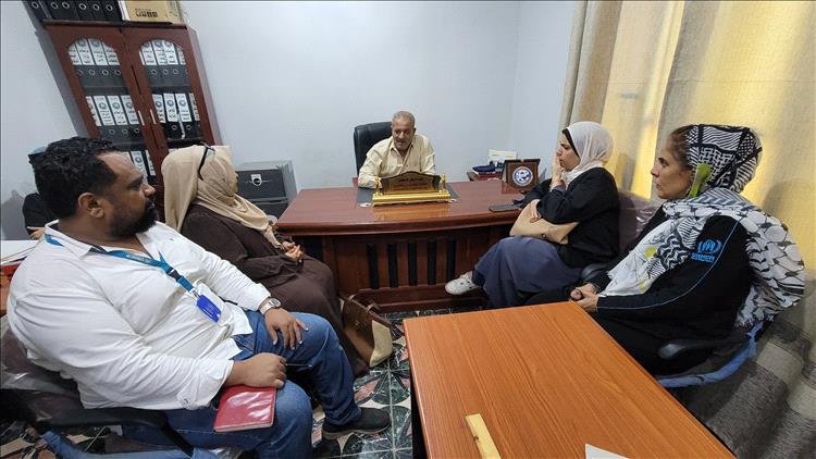 وفد من "اليونيسف" يلتقي قيادة مصلحة الأحوال المدنية ويشيد بمشروع السجل المدني الإلكتروني