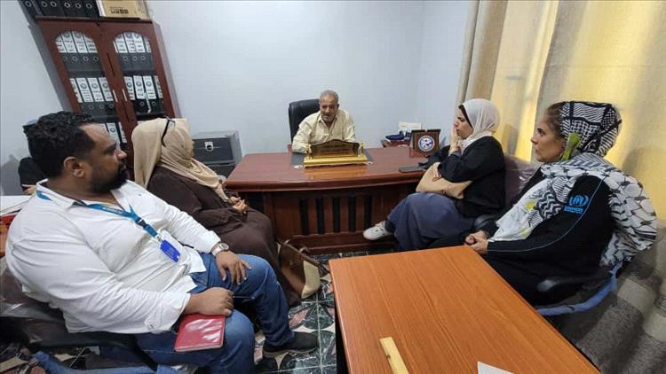 رئيس مصلحة الأحوال المدنية يبحث مع وفد من اليونيسيف مشروع السجل المدني الإلكتروني