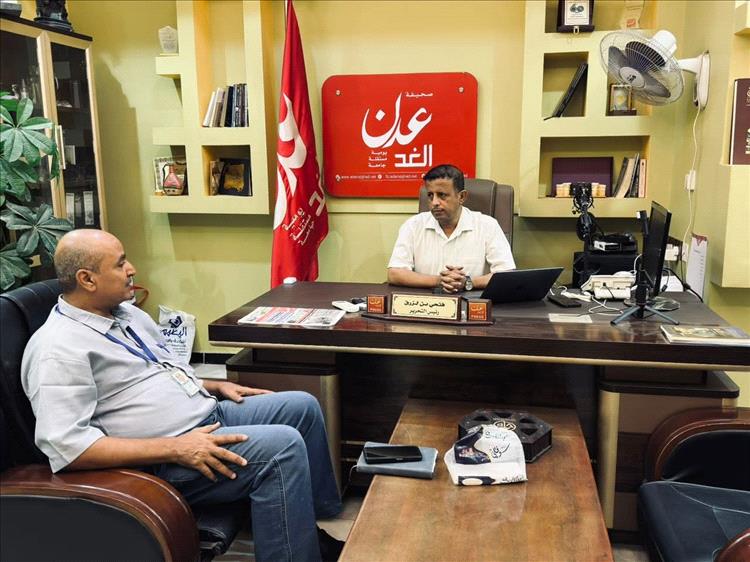 وفد أممي يزور مؤسسة عدن الغد ويستمع لإفادة حول واقعة الإغلاق والاعتقال