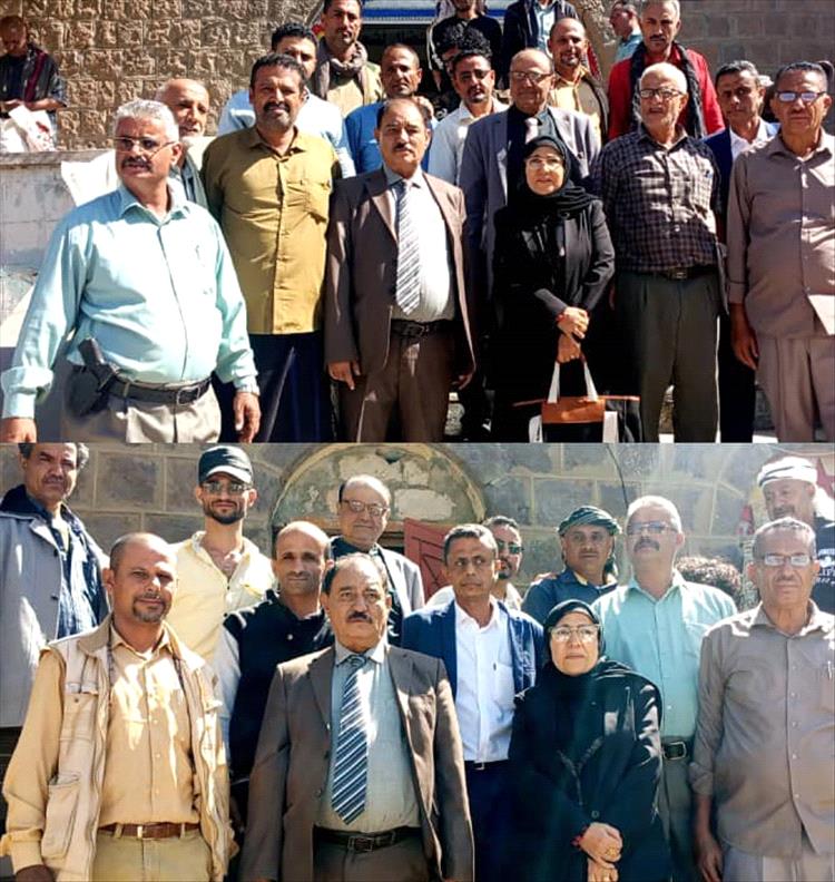 محافظ الضالع يستقبل وفد من مجلس الترويج السياحي لبحث إعادة ترميم المتحف ودار الضيافة.