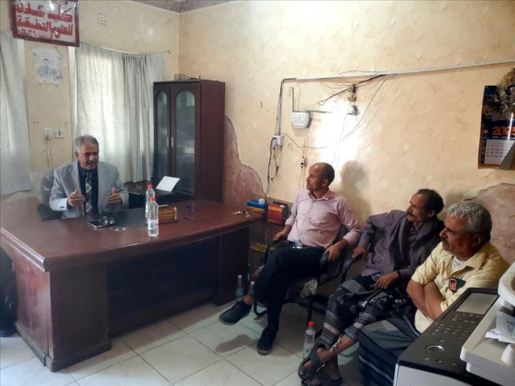 البروفيسور محمد الشعيبي يزور كلية العلوم الطبية والتطبيقية بردفان