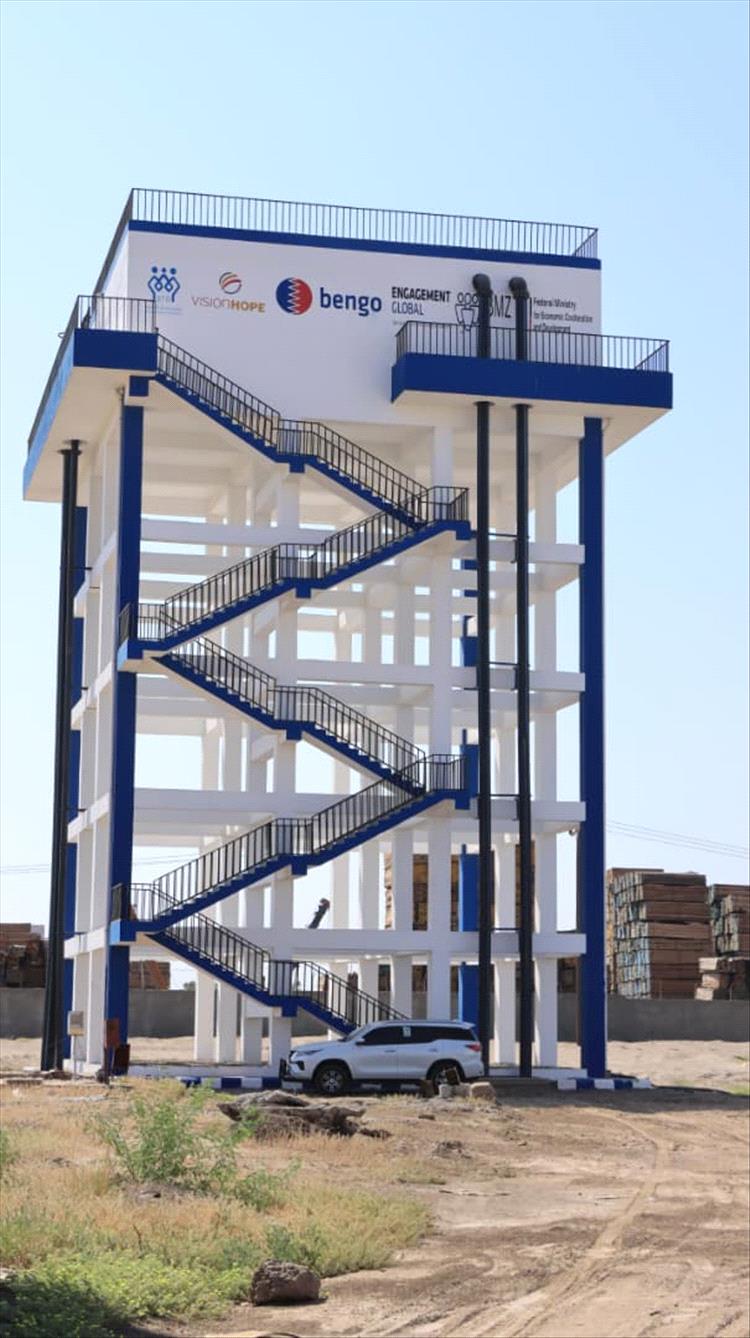 تدشين تشغيل خزان تموين مياه مديرية دارسعد في بئر ناصر بتمويل من "BMZ"