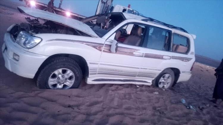 إصابة أربعة من أسرة واحدة في حادث مروّع على طريق العبر – مأرب