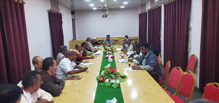 اجتماع الدوره الاعتيادية العاشره للمكتب التنفيذي بمديرية القطن