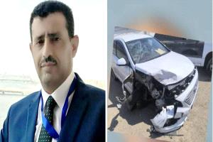 قيادي بارز في المجلس الانتقالي الجنوبي يتعرض لحادث مروري في عدن