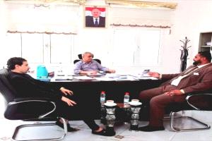 خلال زيارته قصر المعاشيق .. الصولبة يناقش العديد من القضايا مع مكتب رئاسة الجمهورية