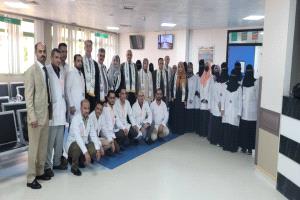 انتهاء امتحانات البورد العربي في مساق طب الأطفال بعدن بمشاركة نخبة من الأطباء اليمنيين والعرب