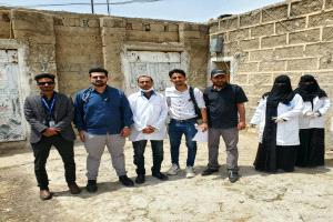 فريق إشرافي من وزارة الصحة ينفذ نزولاً
ميدانياً إلى مديرية الشعيب محافظة الضالع