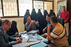 لجنة الشؤون الاجتماعية الوزارية تزور مركز جمعية رعاية وتأهيل الصم بمدينة خورمكسر