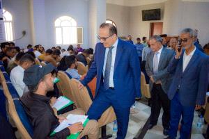 عدن.. انطلاق امتحانات الكفاءة المهنية في دورتها الثالثة بحضور وزير الصحة ورئيس الجامعة