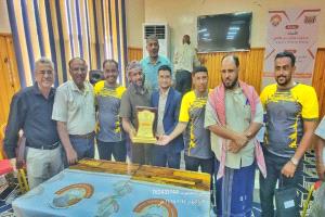 اتحاد الاعلام الرياضي فرع وادي حضرموت يبارك لنادي اتحاد حورة تحقيق بطولة كأس حضرموت الثقافية السابعة