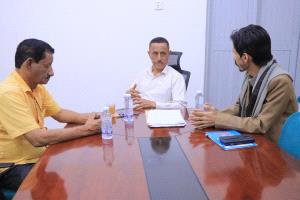 مناقشة الأوضاع الصحية بمديرية العبر الصحراوية