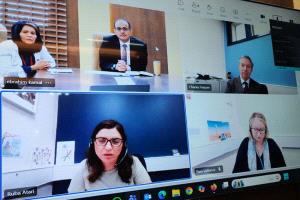 الوزير بحيبح يبحث مع فريق من وزارة الخارجية البريطانية الاستعدادات لمؤتمر المانحين للصحة
