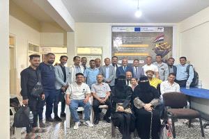 إرم تدشن مشروع صمود تعز مجسمات من رماد الحرب