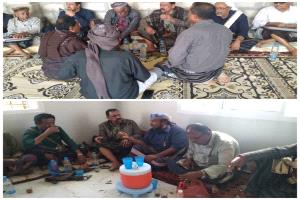 مشائخ لقموش ينجحون في إبرام صلح قبلي لمدة شهر بين ال باحكر وال حنش بمنطقة العطفة مديرية الروضة بشبوة