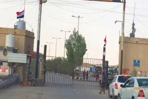 إضراب شامل في منفذ شحن الاثنين بسبب رفع الضرائب 100% وتوقف الحركة التجارية مع دول الجوار
