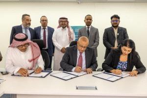 توقيع اتفاق إنشاء محطة أرضية للأقمار الصناعية عربسات في عدن