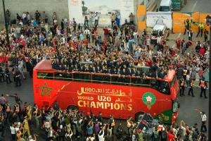 استقبال شعبي كبير لمنتخب شباب المغرب بعد إحرازه بطولة العالم