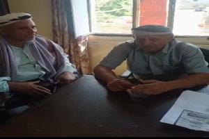 مدير عام مصلحة الأحوال المدنية بمحافظة أبين يلتقي مدير عام المحفد