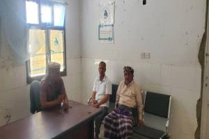 مدير عام الوضيع يتفقد العمل في مستشفى المديرية العام