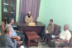 لحج..مدير عام طور الباحة يستقبل مدير مياه المحافظة ومدير منظمة "تراينجل"