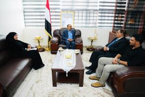 الارياني يناقش مع محافظ الضالع تفعيل الجوانب الإعلامية والثقافية والسياحية