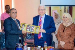 جامعة عدن تبحث مع السفير الألماني آفاق التعاون الأكاديمي وتمكين المرأة في الدراسات العليا