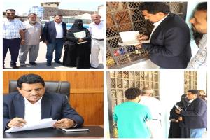 رئيس نيابة استئناف شمال عدن يتفقد السجن المركزي بالمنصورة