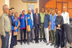 محافظ لحج يبحث مع وفد ماليزي ومؤسسة بصمات مجالات التعاون التنموي والإنساني بالمحافظة