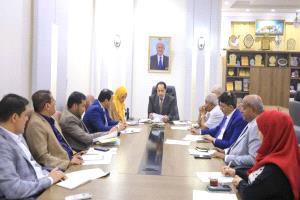 وزير الشباب والرياضة يترأس اجتماعاً لمناقشة ما تم تنفيذه في خطة الـ100 يوم