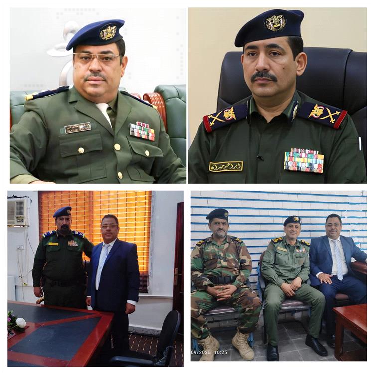وزير الداخلية يلتقي مدير كلية الشرطة حضرموت ويؤكد دعمه لجهودها الأكاديمية والتدريبية