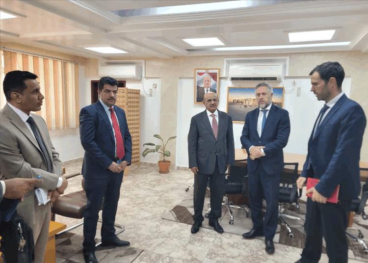 محافظ البنك المركزي يلتقي سفير الاتحاد الأوربي الجديد لدى الجمهورية اليمنية