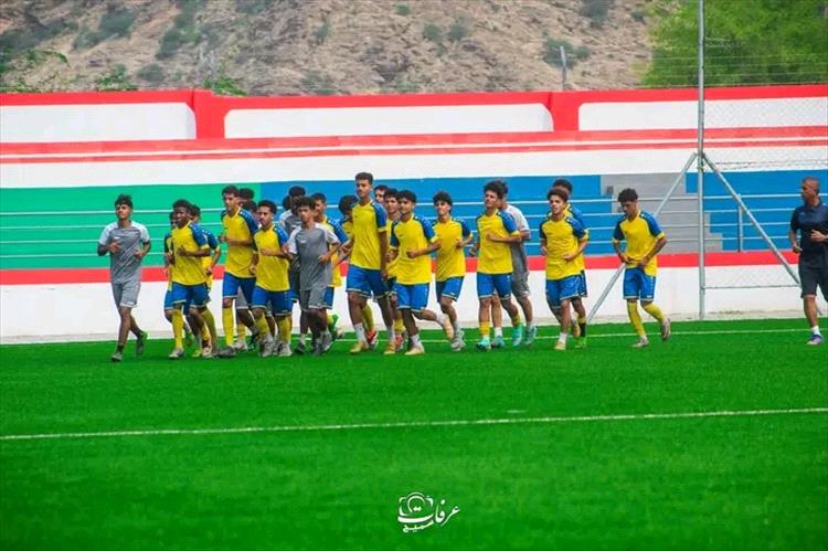 منتخب الناشئين يختتم معسكره الإعدادي في أبين ويستعد للمغادرة إلى الدوحة