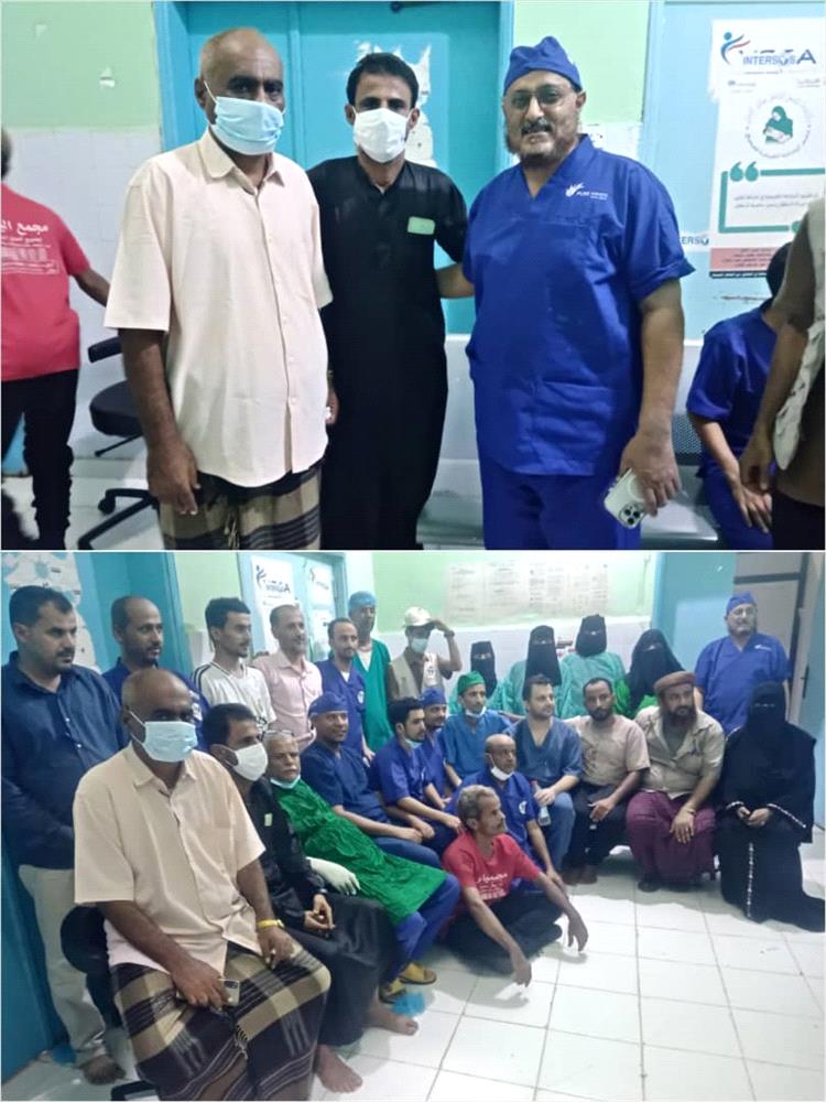 نائب الصحة بأبين ومدير صحة زنجبار يودعان بعثة المخيم الطبي المجاني للعيون