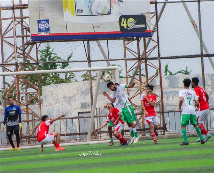 اهلي تعز يكسب وحدة التربة ويصل لنصف نهائي بطولة بيسان الكروية بتعز