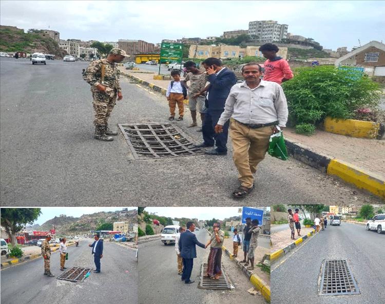 مدير عام "القاهرة" يوجه بتغيير شبك عبارات تصريف السيول في شوارع المديرية