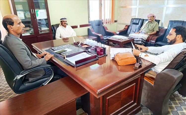 مدير عام تربية شبوة يبحث مع مدير تربية ميفعة تحديات التعليم في المديرية