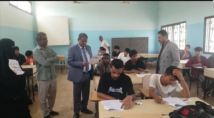 المحولي يطلع على سير اختبارات قبول الطلاب المستجدين بالمعهد الوطني للتقنيين والمدربين دارسعد