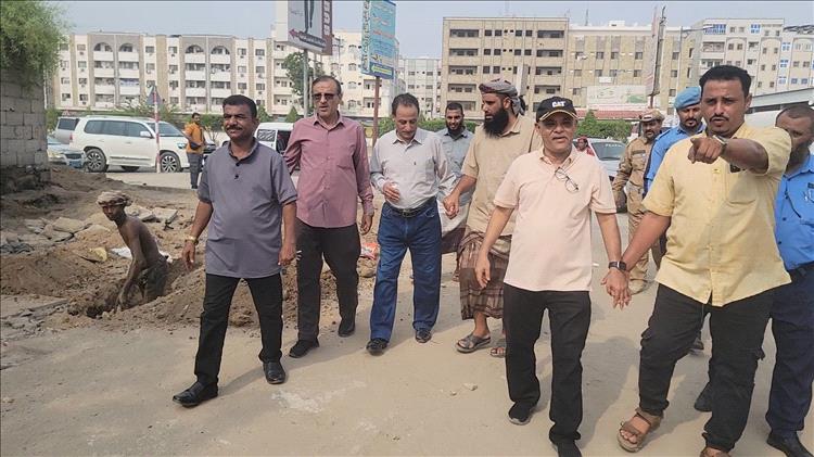 تدشين مشروع إنشاء الخط الكهربائي الساخن لمستشفى خليفة الجراحي في مديرية المنصورة بعدن