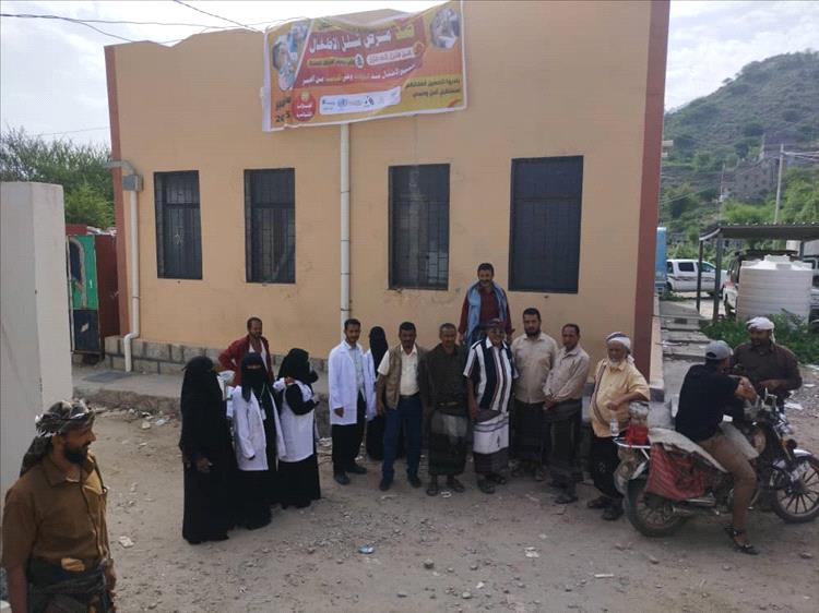 تدشين الحملة الوطنية للتحصين ضد شلل الأطفال في سرار أبين