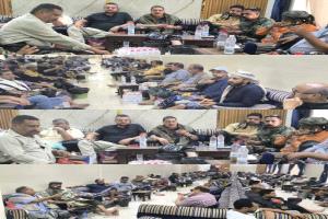يتقدمهم اللواء مطهر الشعيبي ....قيادات امنية وعسكرية تقدم واجب العزاء لأسرة الفقيد الشاب مثنى ناصر الخيلي في عدن.