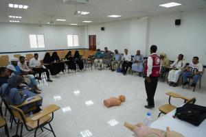 تدريب إعلاميي وادي حضرموت على الإسعافات الأولية: تعزيز القدرات الميدانية