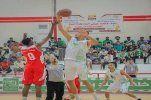 المكلا يتجاوز أهلي صنعاء في بطولة كأس الجمهورية لكرة السلة للرجال